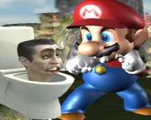 Super Spy Mario VS Skibidi Toilet