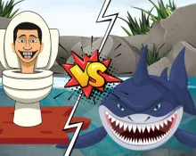 Hungry Shark Vs Skibidi