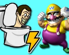 Skibidi Toilet vs Wario