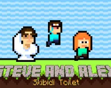 Steve and Alex Skibidi Toilet