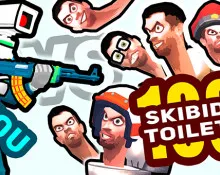 You vs 100 Skibidi Toilets